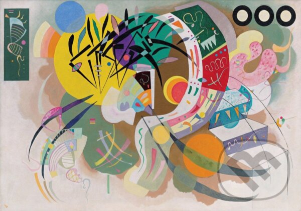 Levně Wassily Kandinsky - Dominant Curve, 1936 - puzzle z kategorie Umelecké