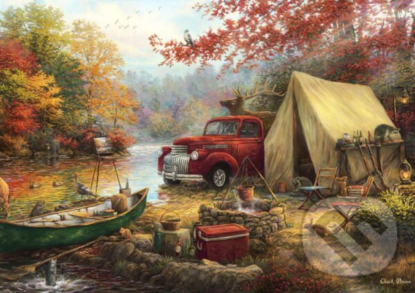 Levně Chuck Pinson - Share the Outdoors - puzzle z kategorie Umelecké