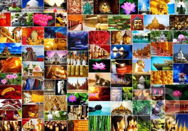GRAFIKA Puzzle Koláž: Zen 1500 dílků