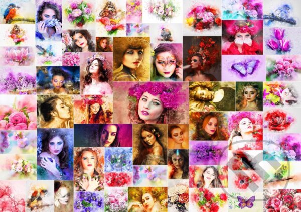 Levně Collage - Women - puzzle z kategorie Umelecké