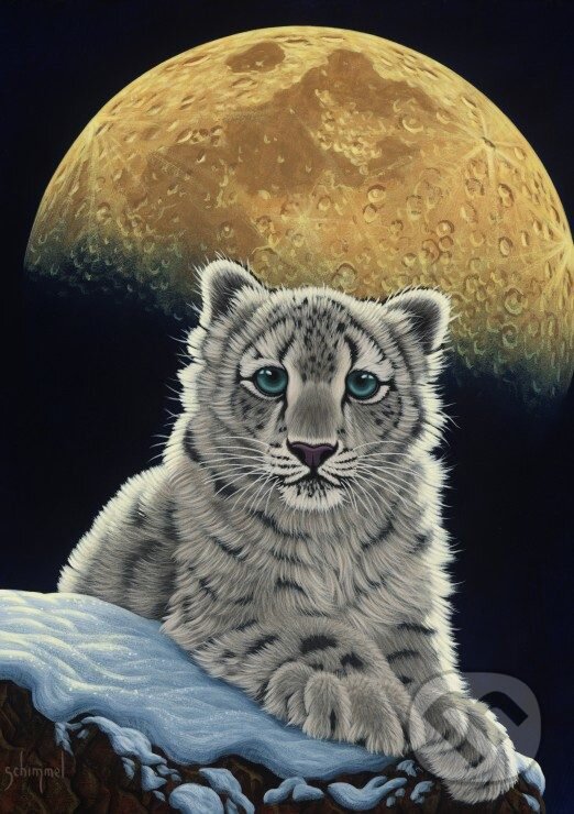 Levně Schim Schimmel - Moon Leopard - puzzle z kategorie Zvieratá