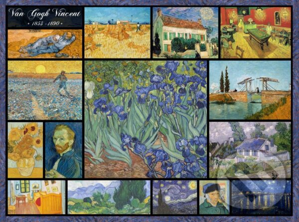 Levně Collage - Vincent Van Gogh - puzzle z kategorie Umelecké