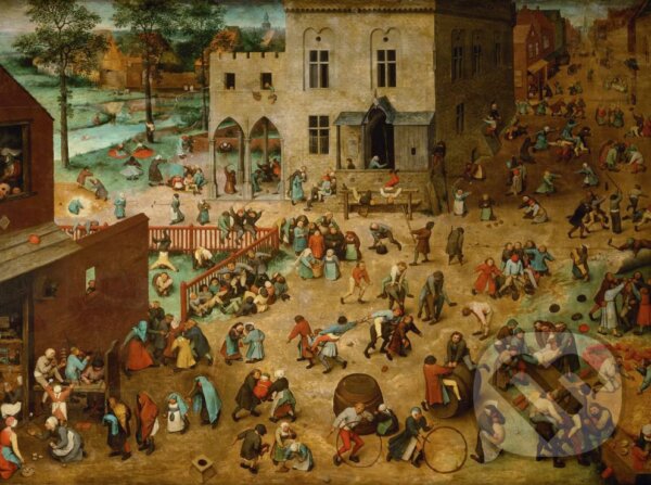 Levně Brueghel Pieter: Children's Games, 1560 - puzzle z kategorie Umelecké