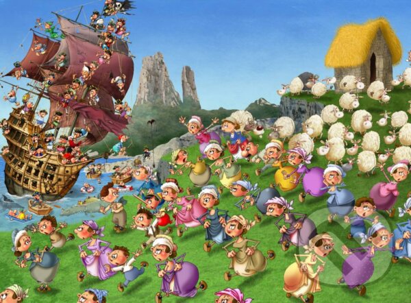 Levně François Ruyer: Pirates - puzzle z kategorie Umelecké