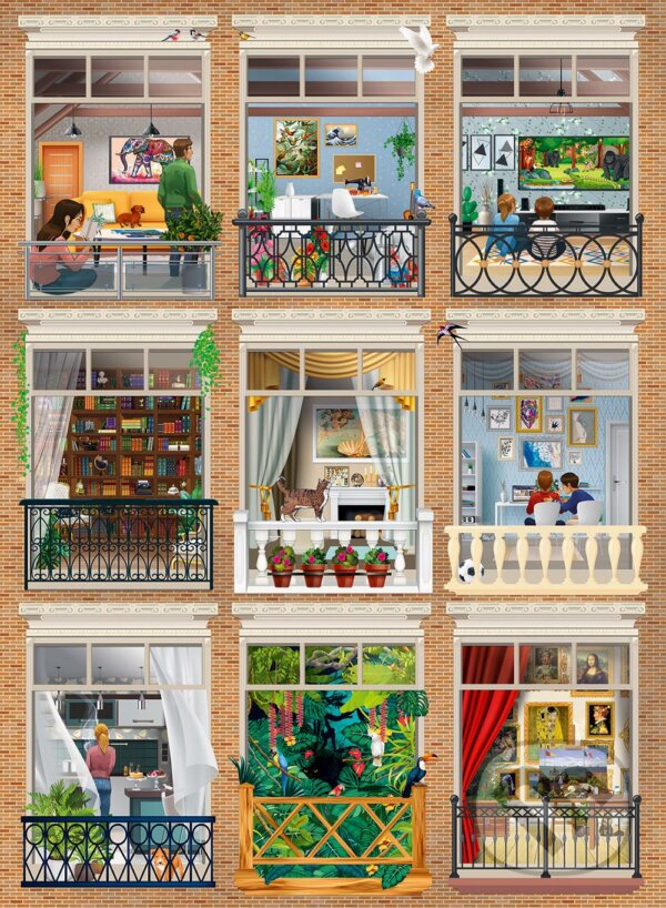 Levně Inside the House - puzzle z kategorie Umelecké