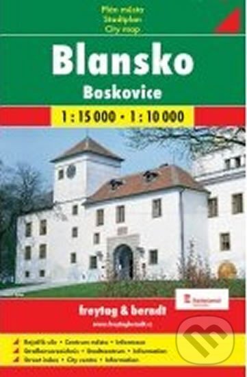 Levně Blansko, Boskovice mapa 1:15 000