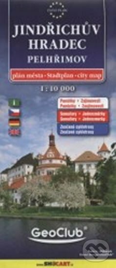Jindřichův Hradec, Pelhřimov mapy 1:10 000 (SHOCart)