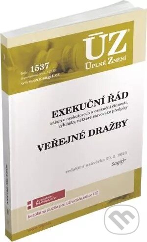 Levně Úplné Znění - 1537 Exekuční řád, Veřejné dražby - kniha z kategorie Právo