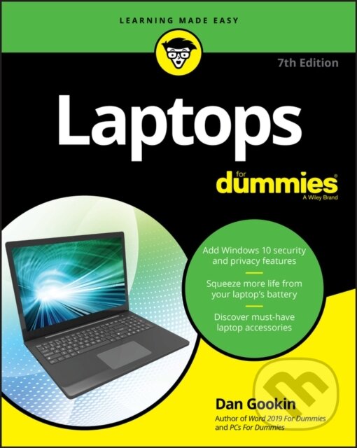 E-kniha: Laptops For Dummies (Dan Gookin). Wiley, 2021