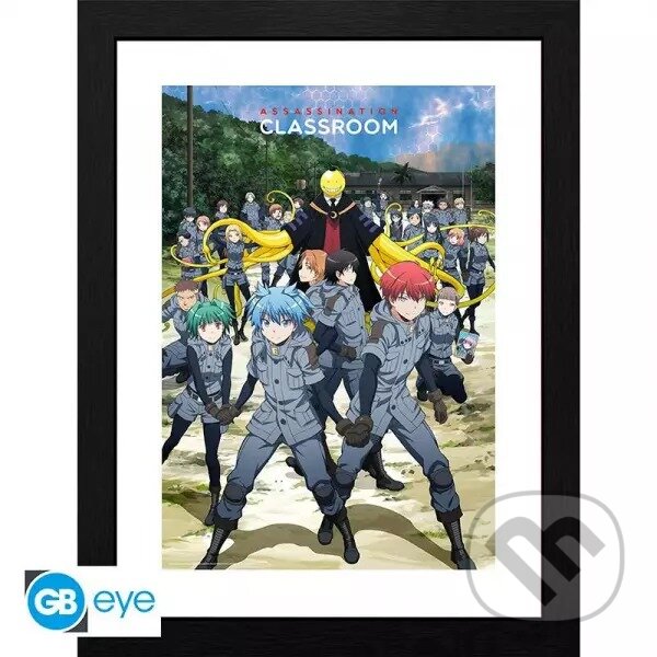 Levně Assassination Classroom Zarámovaný plakát - 3-E Class
