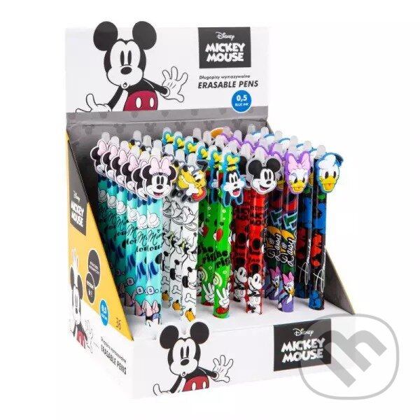 Levně Colorino Gumovatelné pero Mickey Mouse - 6 motivů