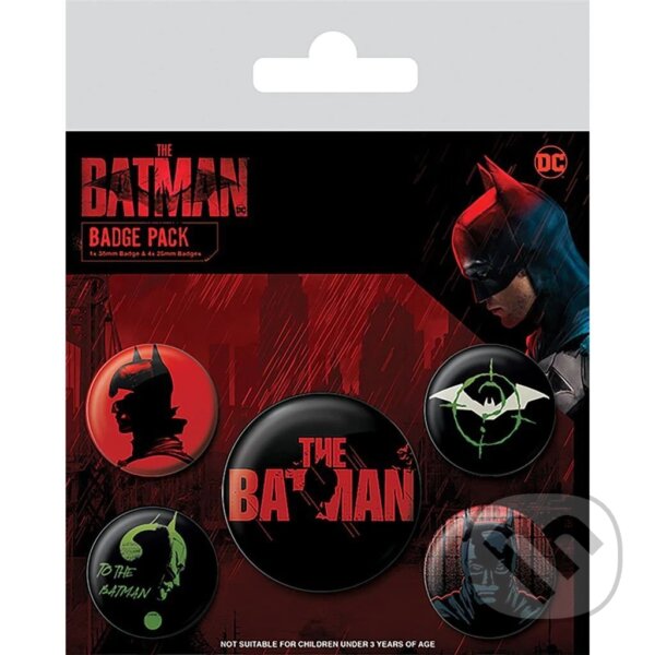 Levně Sada odznakov DC Comics - The Batman 2022