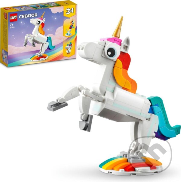 Spoločenská hra: LEGO® Creator 3 v 1 31140 Kúzelný jednorožec (LEGO). LEGO, 2023