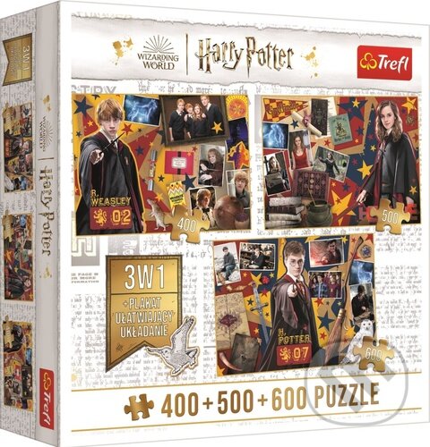 Levně Harry Potter: Ron, Hermiona a Harry - puzzle z kategorie Harry Potter