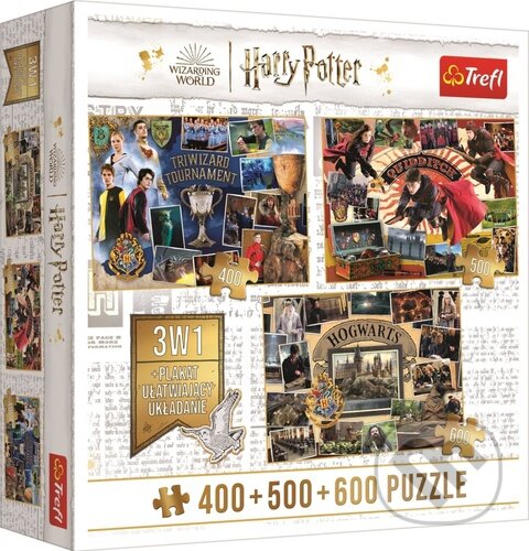 Levně Harry Potter: Turnaj troch kúzelníkov, Metlobal a Rokfort - puzzle z kategorie Harry Potter