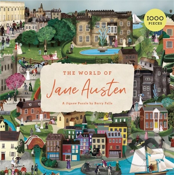 Levně The World of Jane Austen (A Jigsaw Puzzle with 60 Characters and Great Houses to Find) - puzzle z kategorie 500 – 1000 dielikov