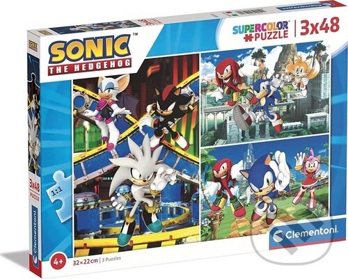 Levně Ježek Sonic - puzzle z kategorie 15 – 60 dielikov