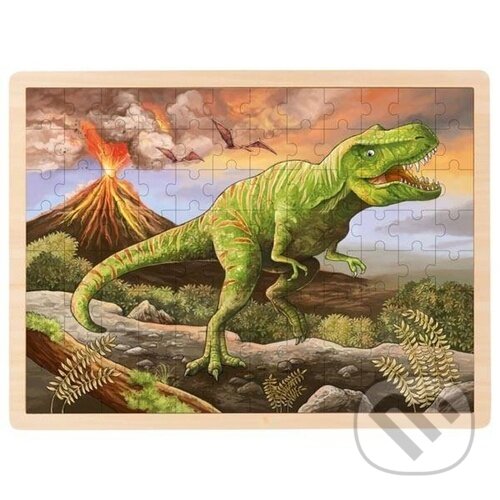 Levně T-Rex (Dřevěné puzzle) - puzzle z kategorie 3D puzzle
