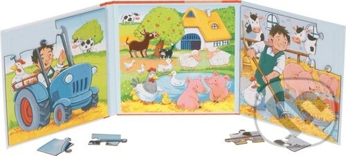 Levně Magnetická puzzle - kniha Statek - puzzle z kategorie Maxi dieliky