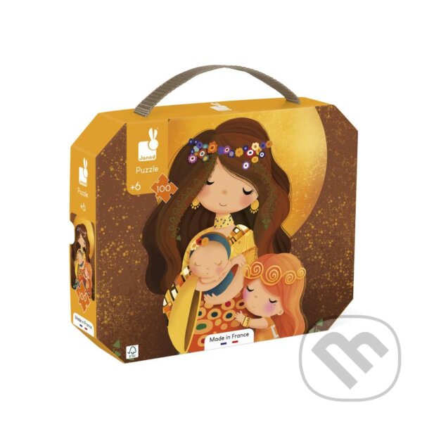 JANOD Puzzle v kufříku Inspirováno Klimtem 100 dílků