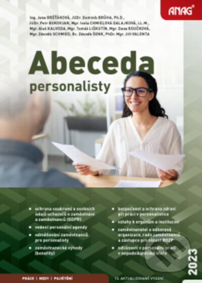 Levně Abeceda personalisty 2023 - Jana Bršťáková, Dominik Brůha, Petr Bukovjan, Aleš Kalvoda, Tomáš Liškutín - kniha z kategorie Právo