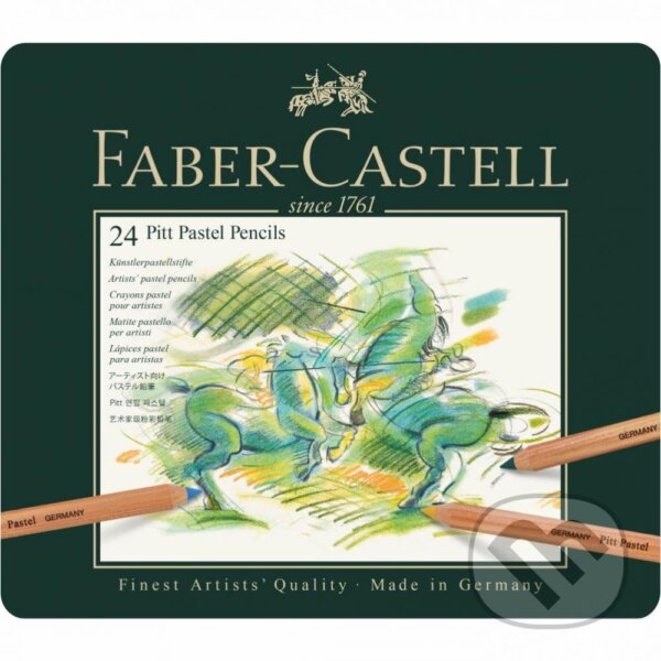 Levně Umelecké pastely Faber-Castell Pitt Pastell - súprava 24 ks