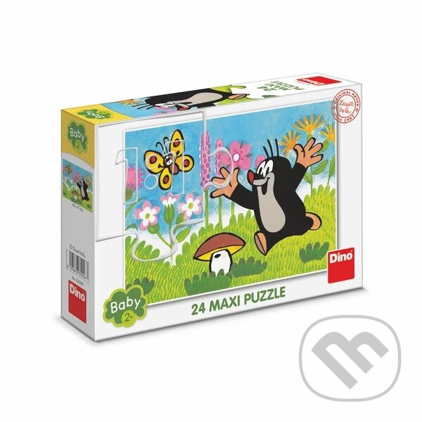 Levně Puzzle Krtek a houba - puzzle z kategorie 15 – 60 dielikov