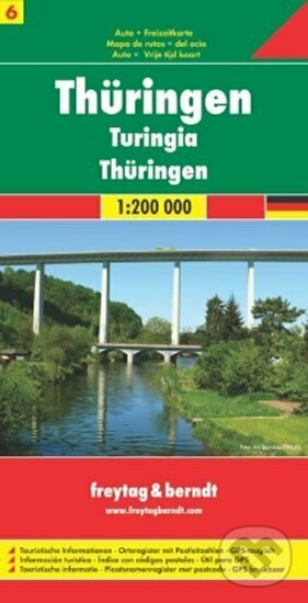 Levně AK 0211 Durynsko 1:200 000 / automapa