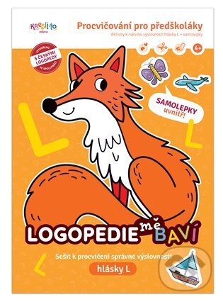 Levně Logopedie mě baví - hláska L + samolepky - kniha z kategorie Logopédia