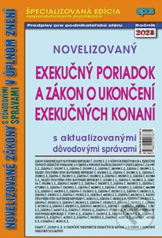 Levně Novelizovaný Exekučný poriadok (s aktualizovanými dôvodovými správami v úplnom znení) - kniha z kategorie Právo