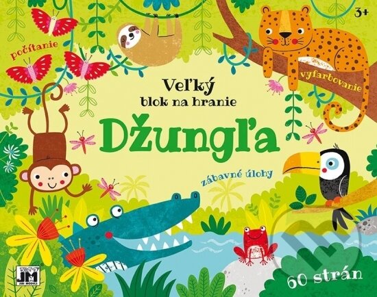 Levně Veľký blok na hranie - Džungľa - kniha z kategorie Omaľovávanky