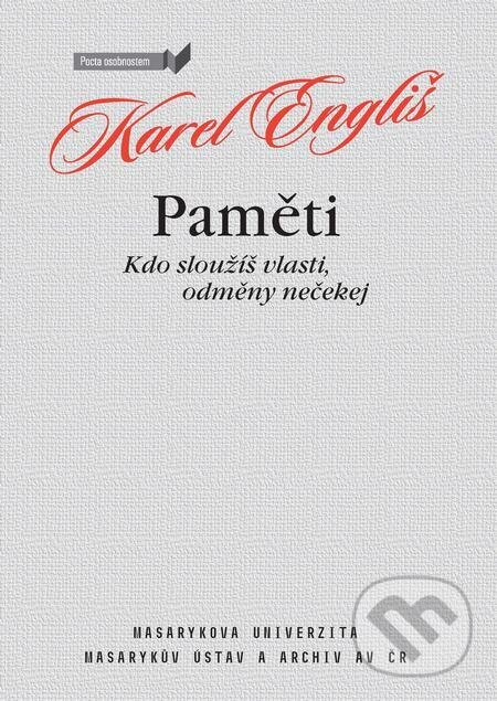 Paměti - Karel Engliš, Muni Press, 2022