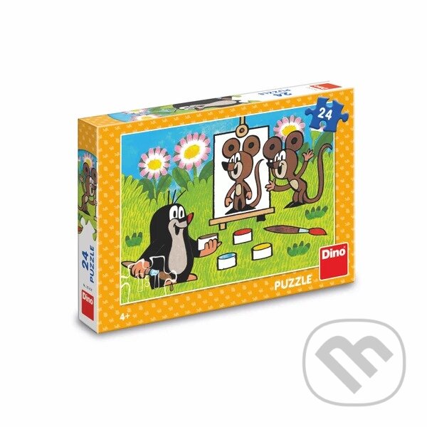 Levně Krtek malířem - puzzle z kategorie 15 – 60 dielikov