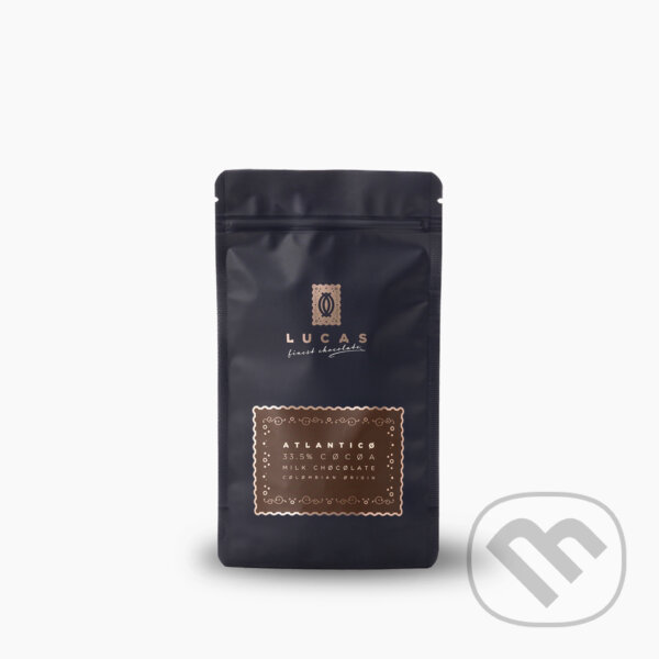 Levně Mliečna čokoláda LUCAS Atlantico 200 g (33,5% kakao)