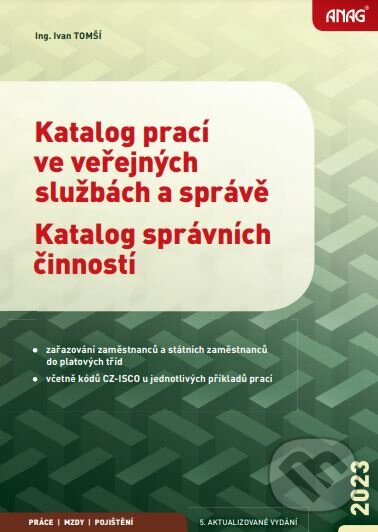 Levně Katalog prací ve veřejných službách a správě 2023 (Katalog správních činností) - kniha z kategorie Verejná správa
