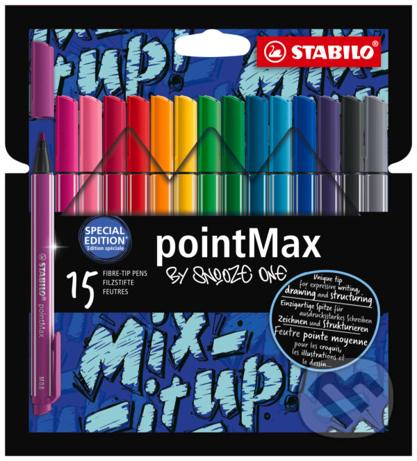 Levně Liner na písanie - STABILO pointMax Edition - 15 ks sada