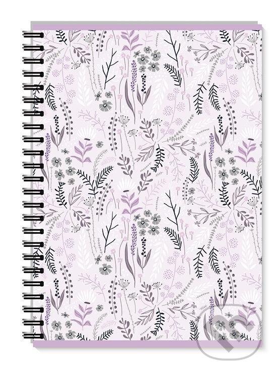 College blok A4 linkovaný Lavender (Warne). Warne