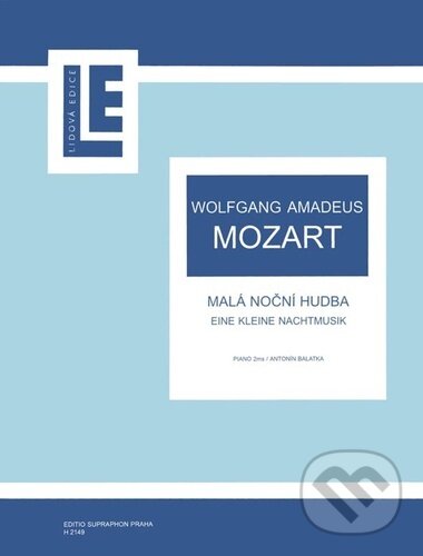 Levně Malá noční hudba - Wolfgang Amadeus Mozart - kniha z kategorie Noty