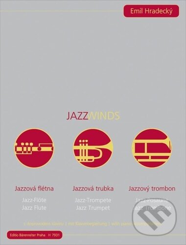 Levně Jazz Winds - Emil Hradecký - kniha z kategorie Noty