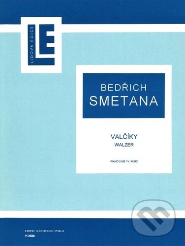 Levně Valčíky - Bedřich Smetana - kniha z kategorie Noty