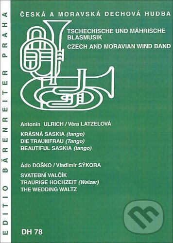Levně Krásná Saskia / Svatební valčík (Česká a moravská dechová hudba) - kniha z kategorie Noty