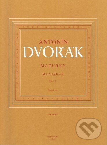 Levně Mazurky (op. 56) - Antonín Dvořák - kniha z kategorie Noty