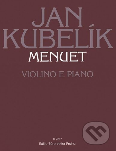 Levně Menuet (Violino e piano) - Jan Kubelík - kniha z kategorie Noty