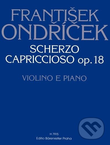 Levně Scherzo capriccioso op. 18 (Violino e piano) - František Ondříček - kniha z kategorie Noty