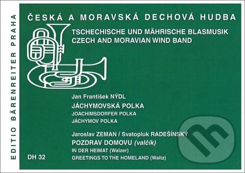 Levně Jáchymovská polka / Pozdrav domovu (Česká a moravská dechová hudba) - kniha z kategorie Noty