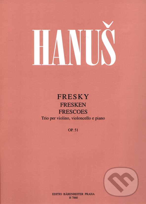 Levně Fresky op. 51 - Jan Hanuš - kniha z kategorie Noty