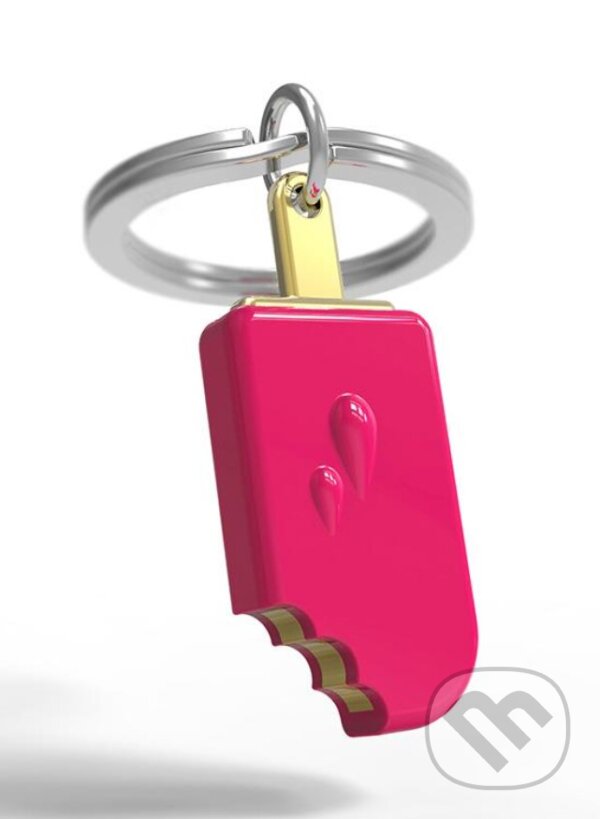 Kľúčenka Pink Ice Lolly (Pink/Gold)