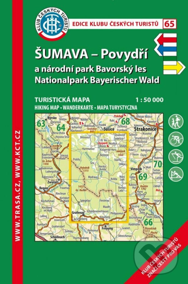 Šumava - Povydří a NP 1:50 000 (Klub českých turistů)