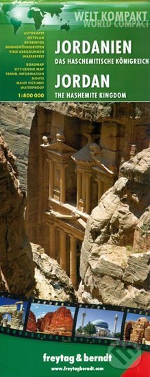 Jordanien, Jordan/Jordánsko 1:800T/automapa (freytag&berndt)
