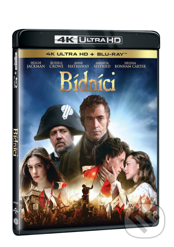 Levně Bídníci Ultra HD Blu-ray (2BD (UHD+BD)) - Tom Hooper - film z kategorie Historické drámy